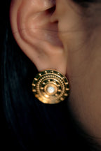 Boucles d'oreilles Talisman pierres nacres