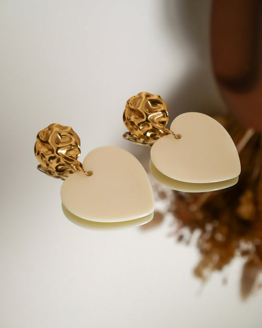 GISÈLE earrings - ecru