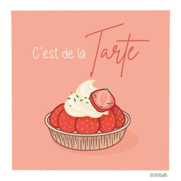 Carte C’est de la Tarte