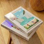 Deux coffrets « Petit Diamond – Kit Diamond Painting », Stiniva Beach et un autre thème, côte à côte, prêts à l’emploi pour activité DIY et décoration murale.