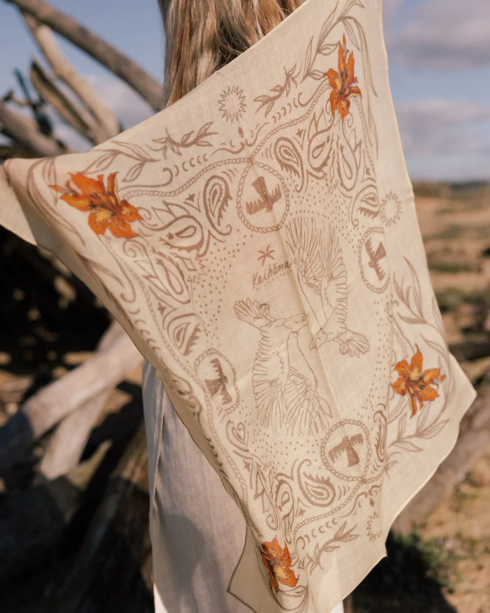 Foulard Earthy Tones