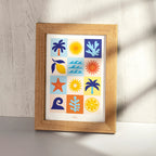 Affiche Damier Summer