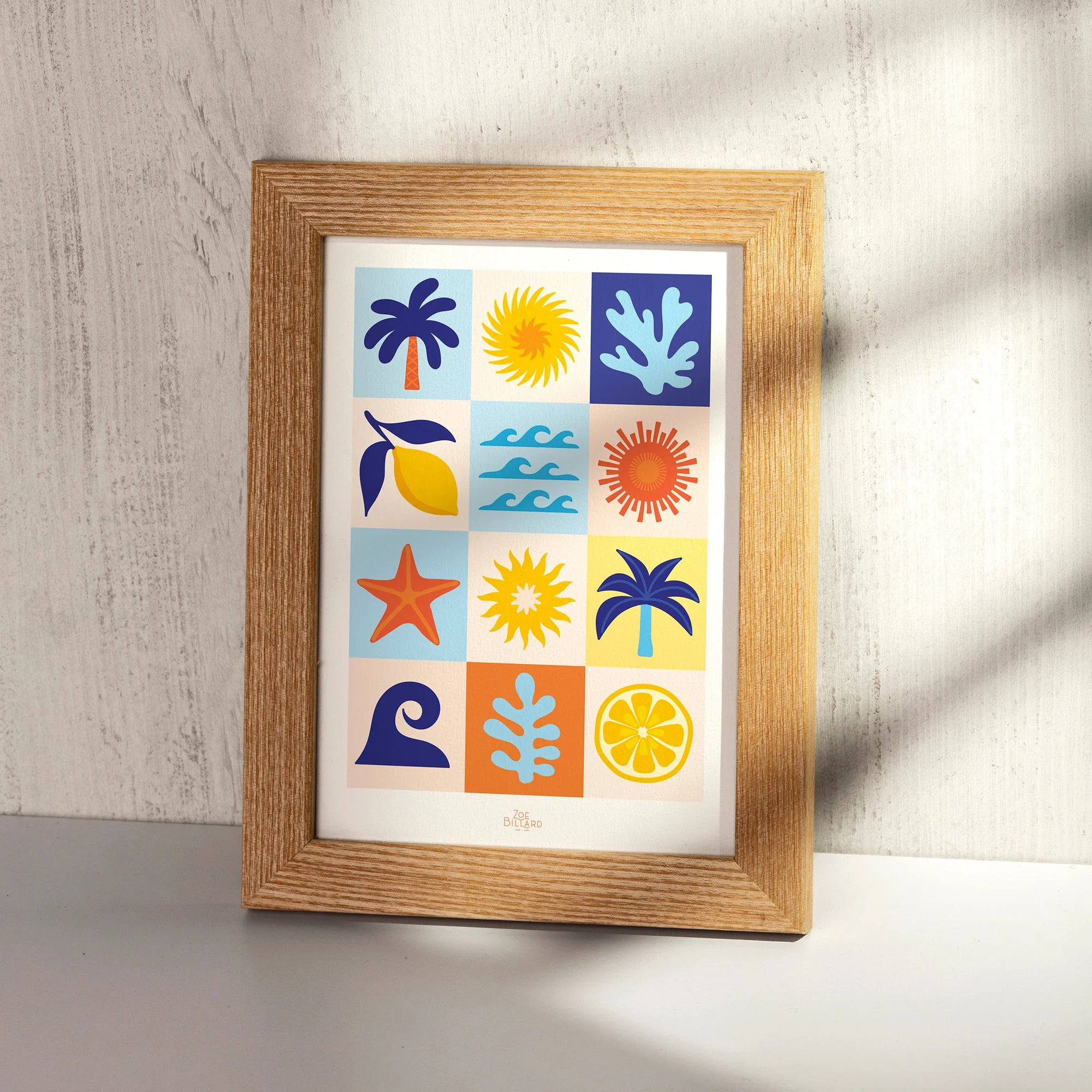 Affiche Damier Summer