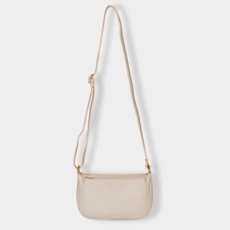 Sac bandoulière cuir FESTUM Small Crème