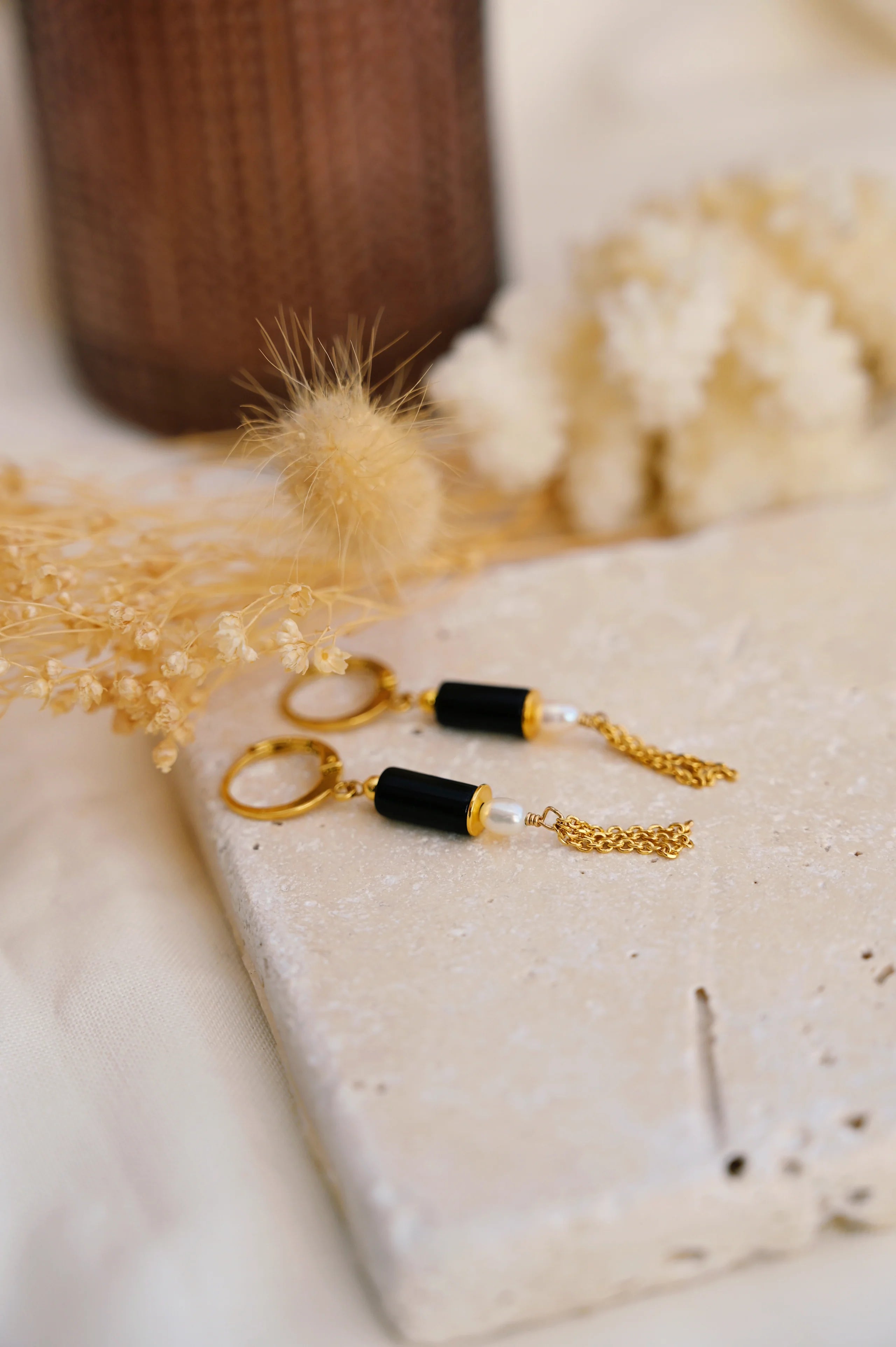 Boucles MARRAK (onyx)