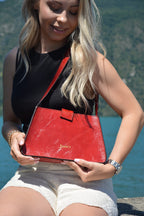 Sac Saskia Rouge Vernis