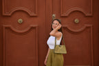 Sac Saskia Vert Paillettes