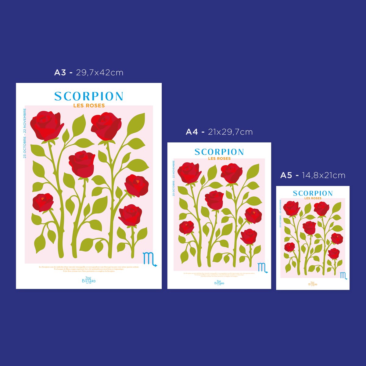 Affiche Scorpion - Les Roses