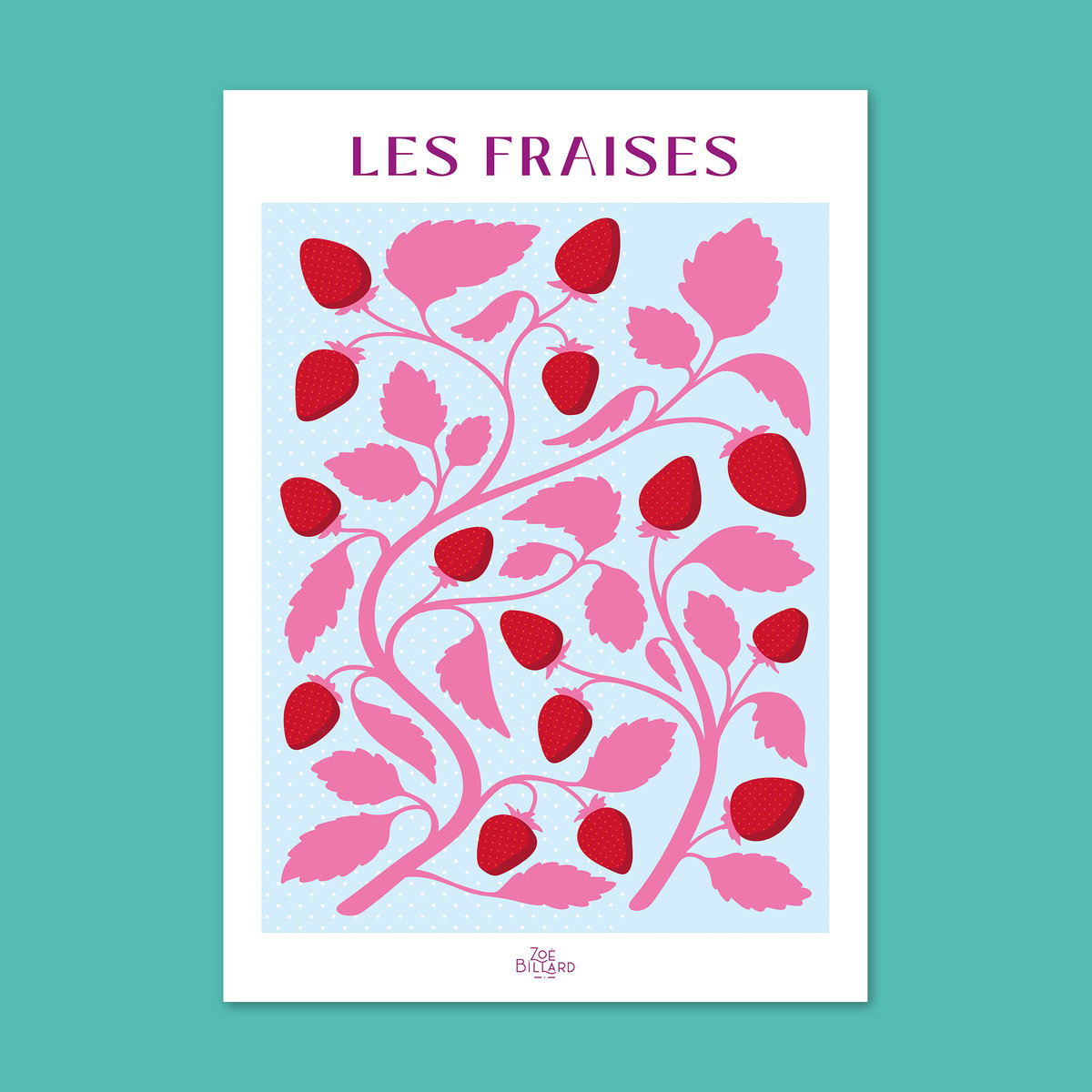 Affiche Les Fraises