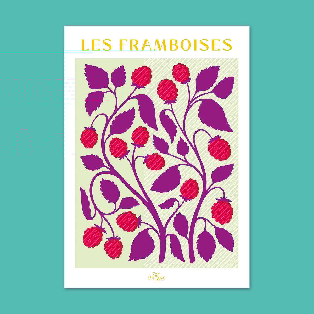 Affiche Les Framboises