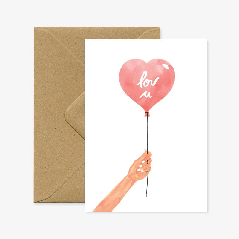 Carte - Heart Balloon