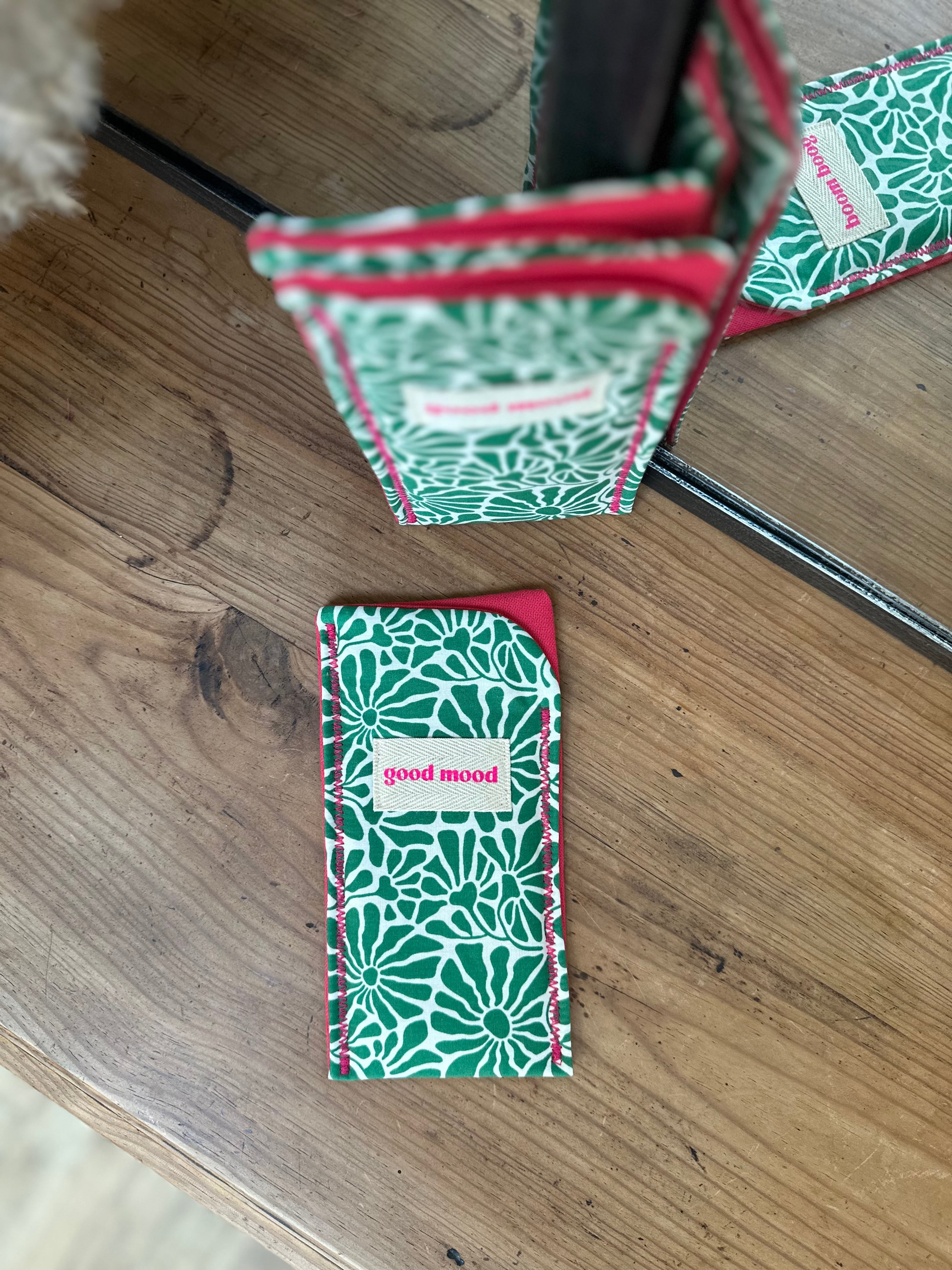 Etui à lunettes Marguerites
