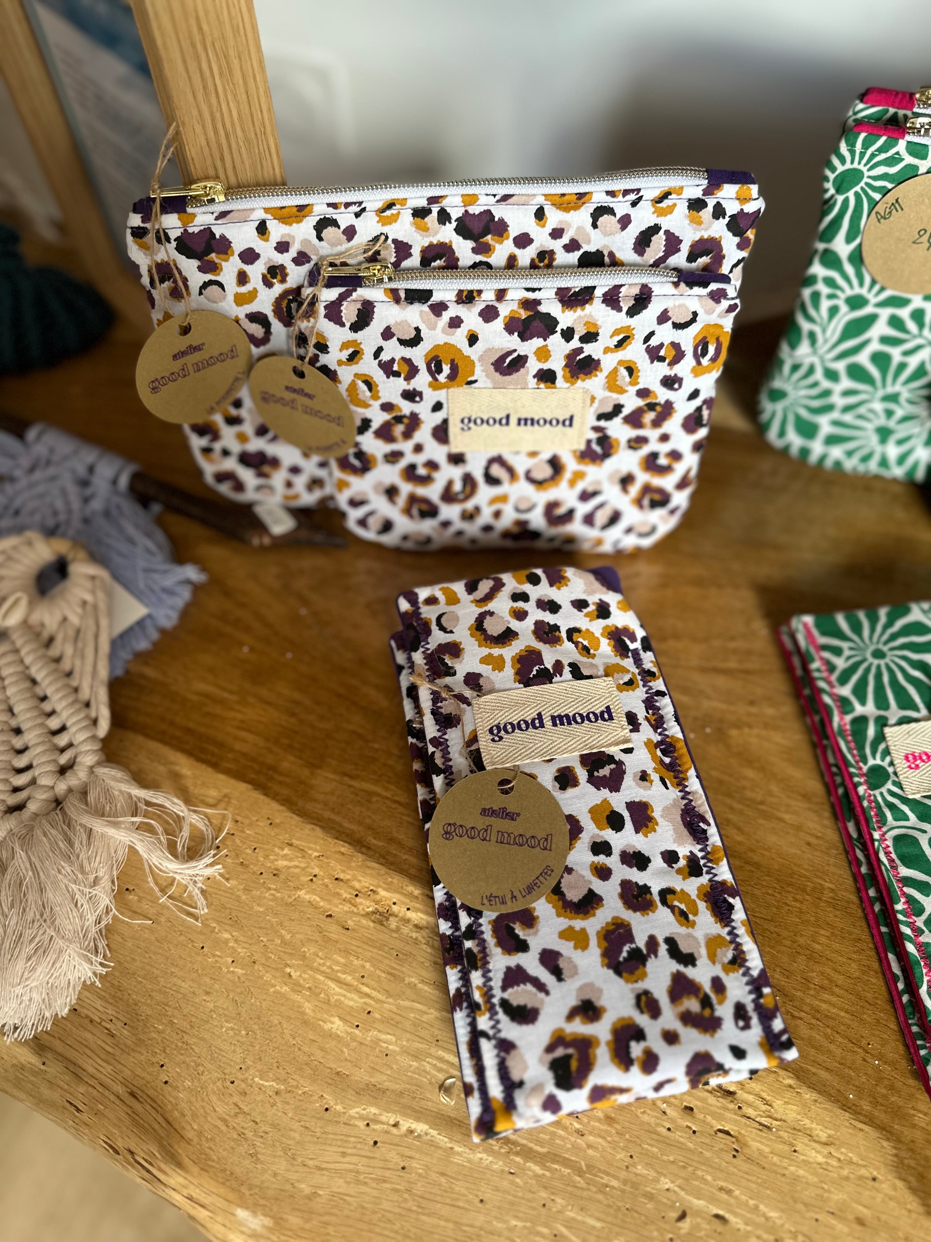 Etui à lunettes Léopard