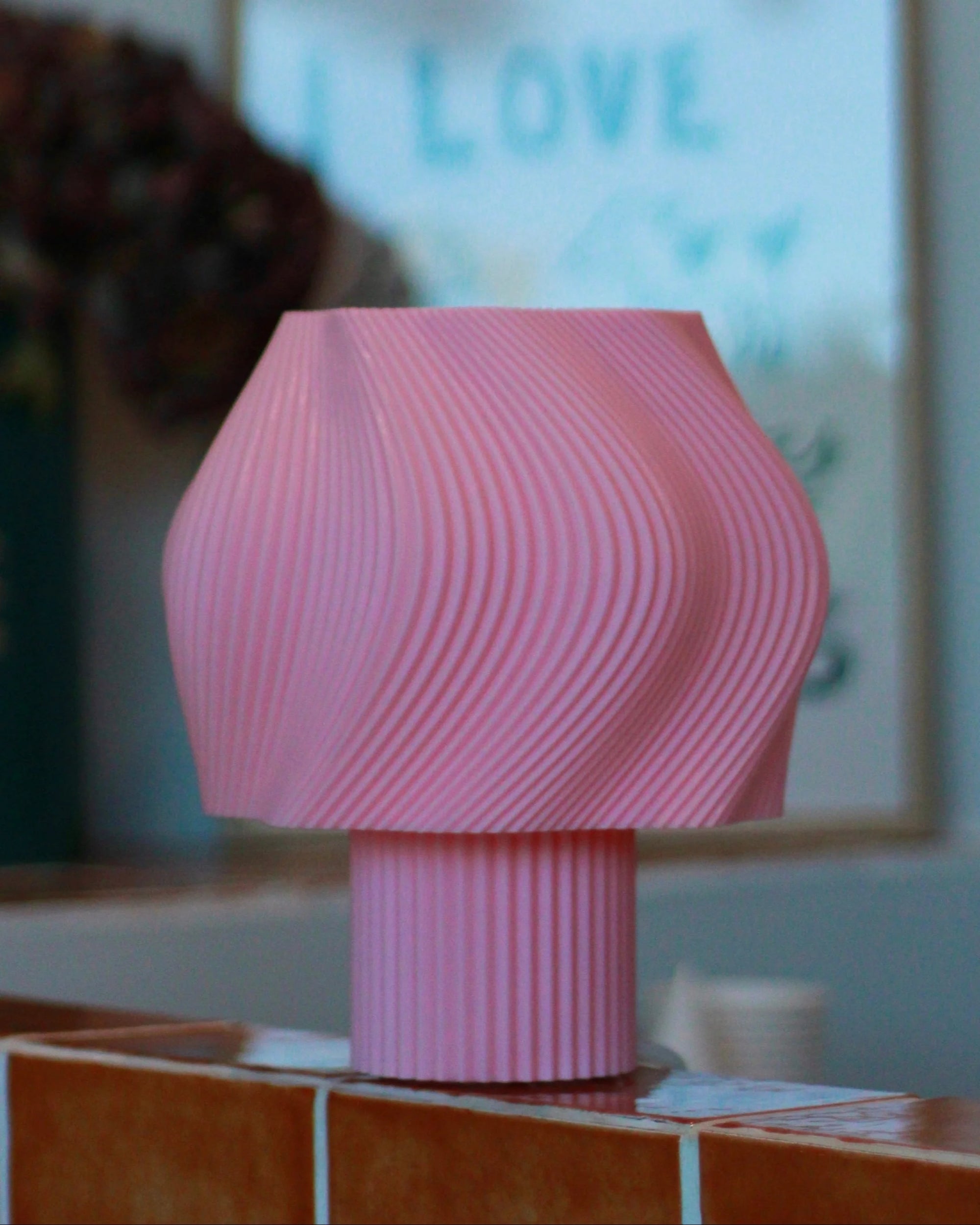 Lampe Ondra - Rose