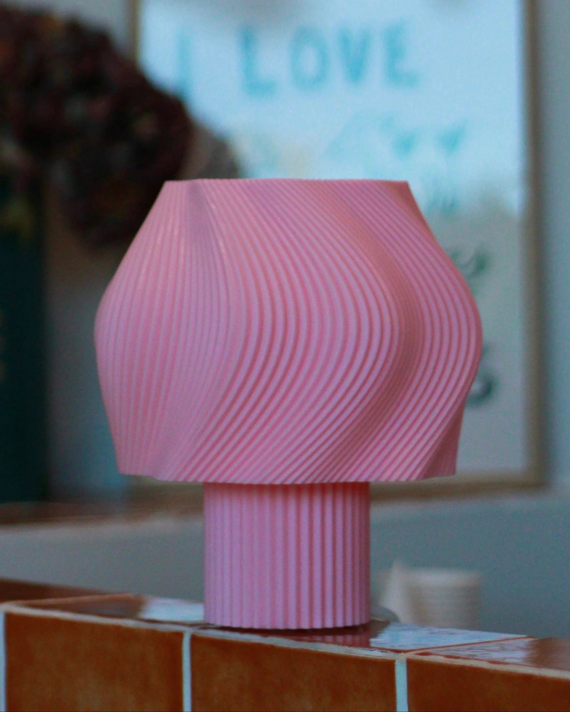 Lampe Ondra - Rose