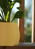 Cache-pot Ondra - Jaune citron