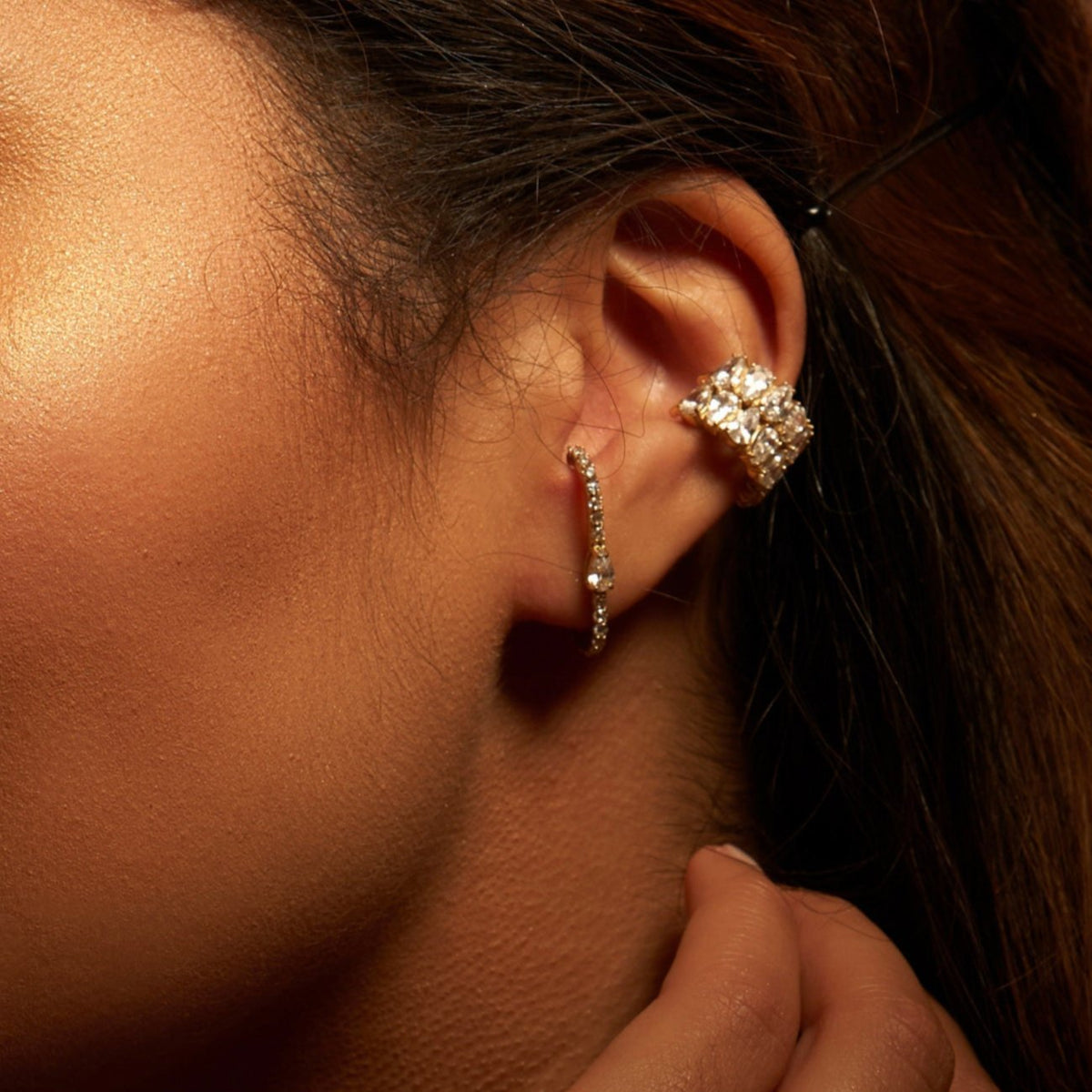 Boucle d'oreille Aigis