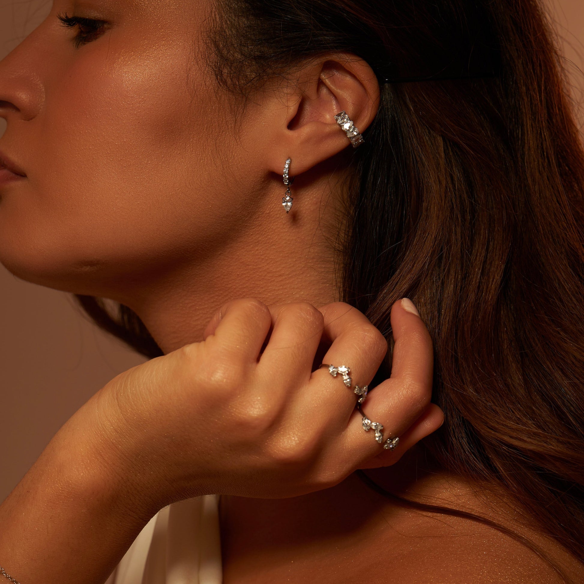 Boucle d'oreille Larmes de Calypso
