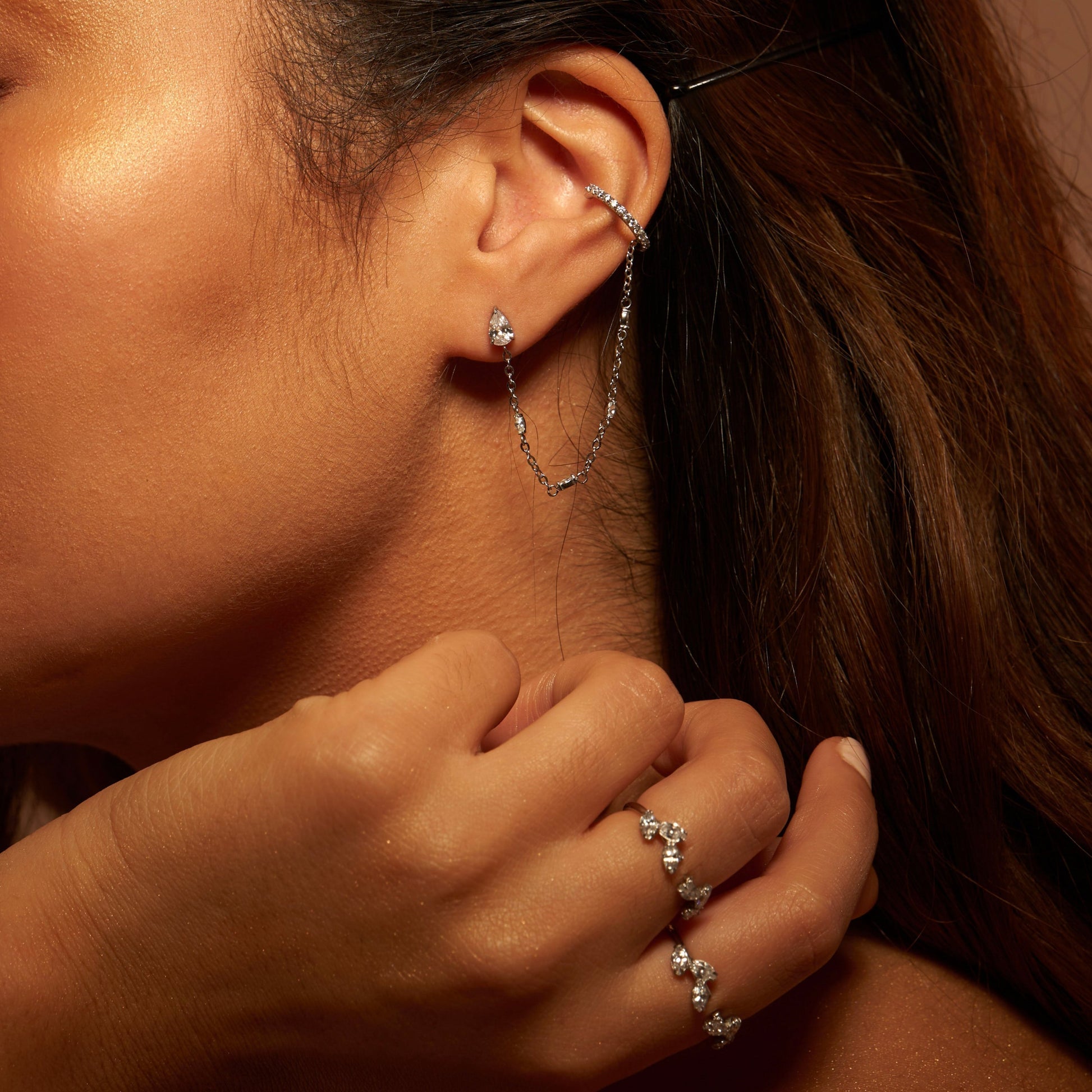 Boucle d'oreille Tissalia