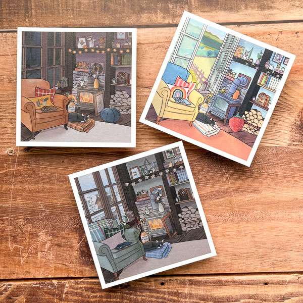 Affiche Séjour cosy Automne
