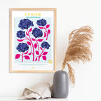 Affiche Cancer - Les Hortensias