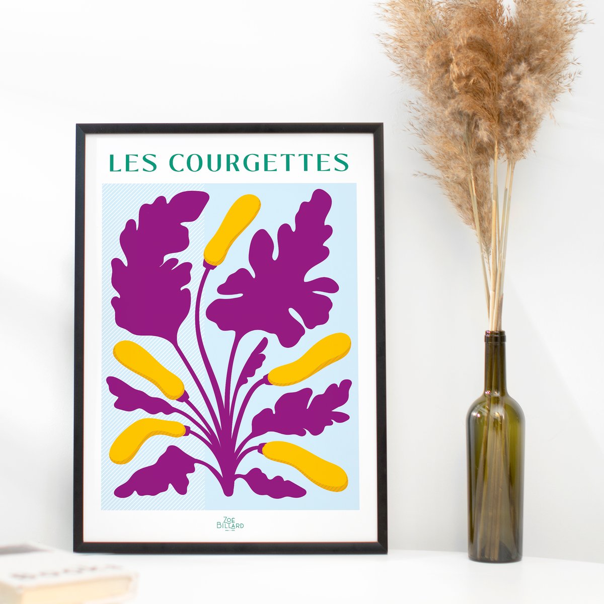 Affiche Les Courgettes