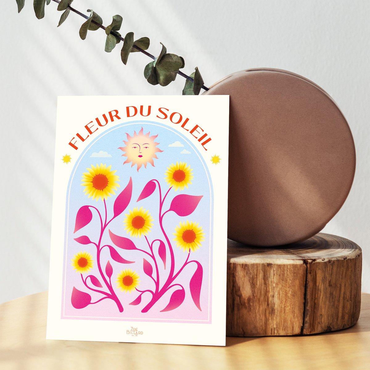 Affiche Fleur du Soleil