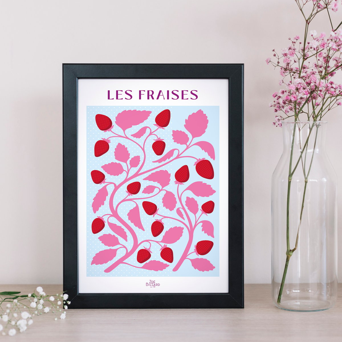 Affiche Les Fraises