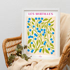 Affiche Les Myrtilles