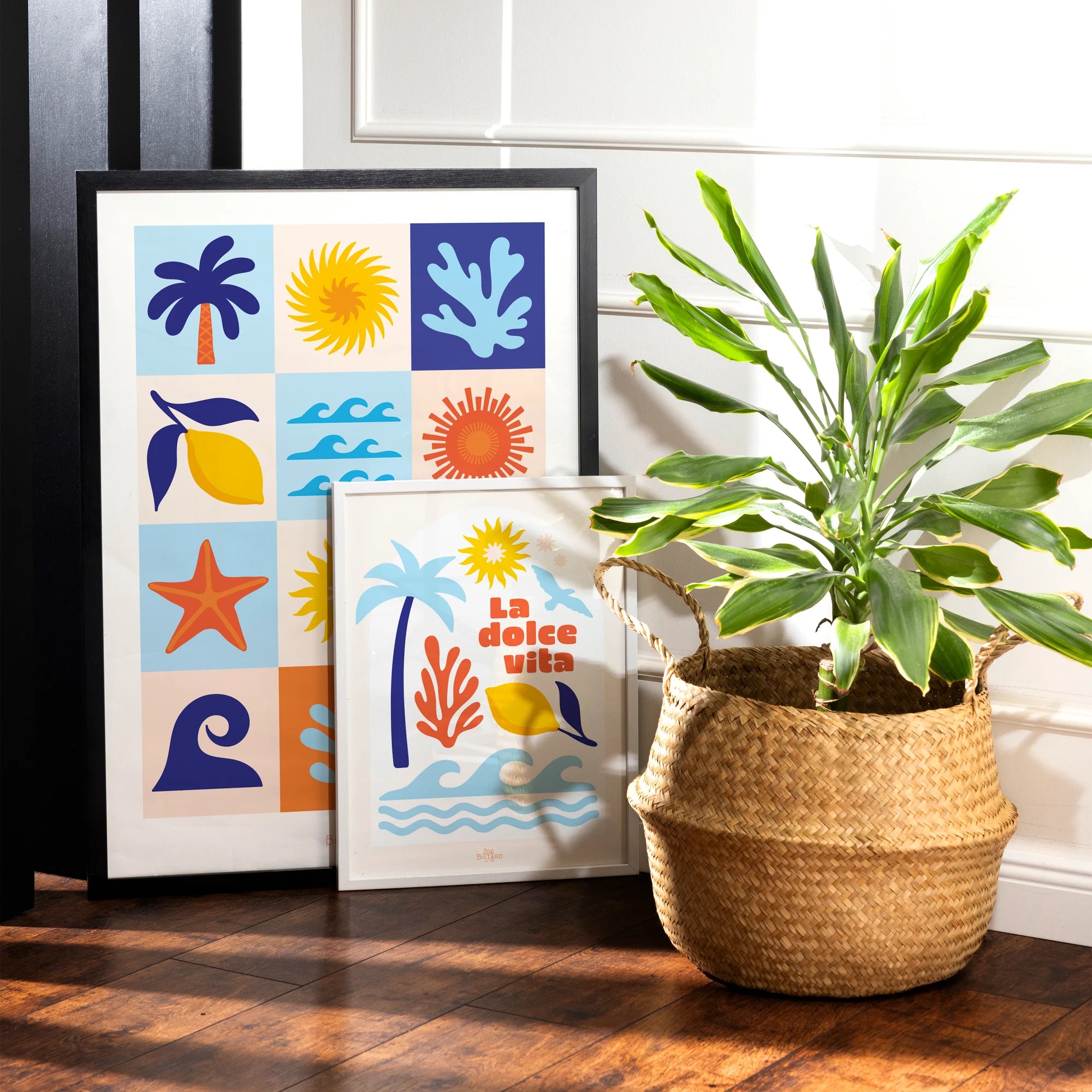 Affiche Damier Summer