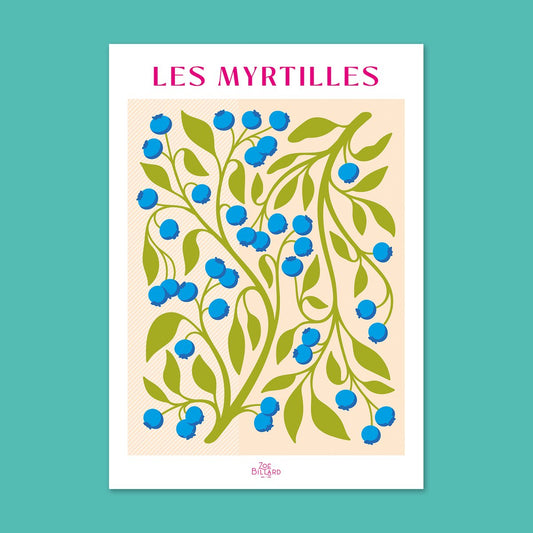 Affiche Les Myrtilles