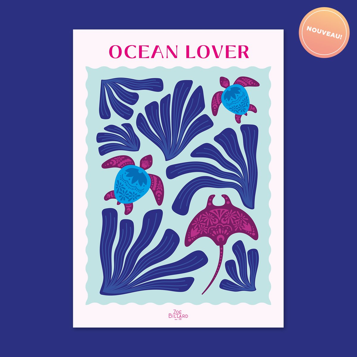 Affiche Ocean Lover