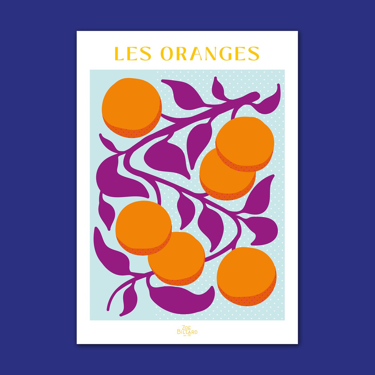 Affiche Les Oranges