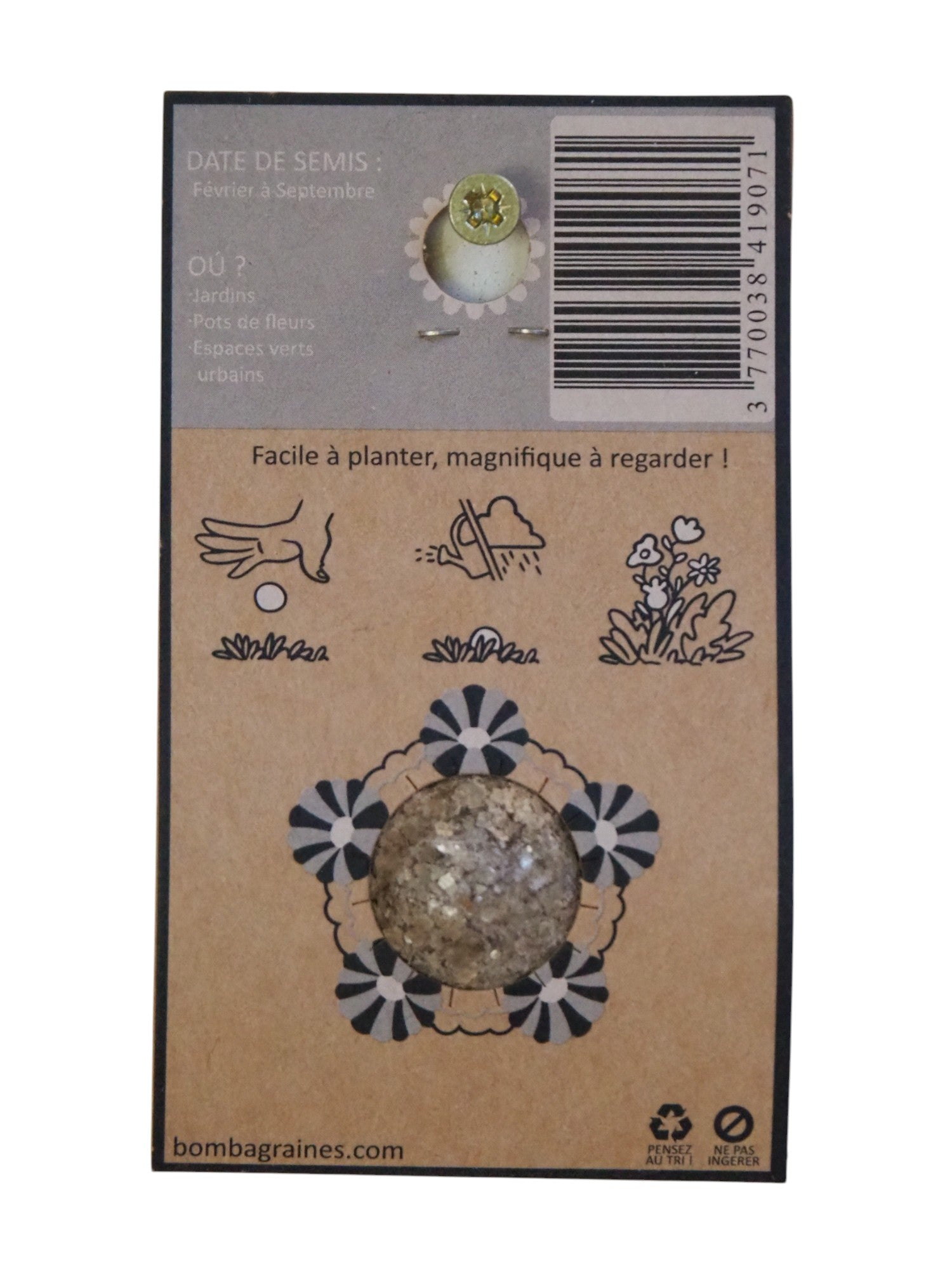 Bombes de fleurs Bombafacettes