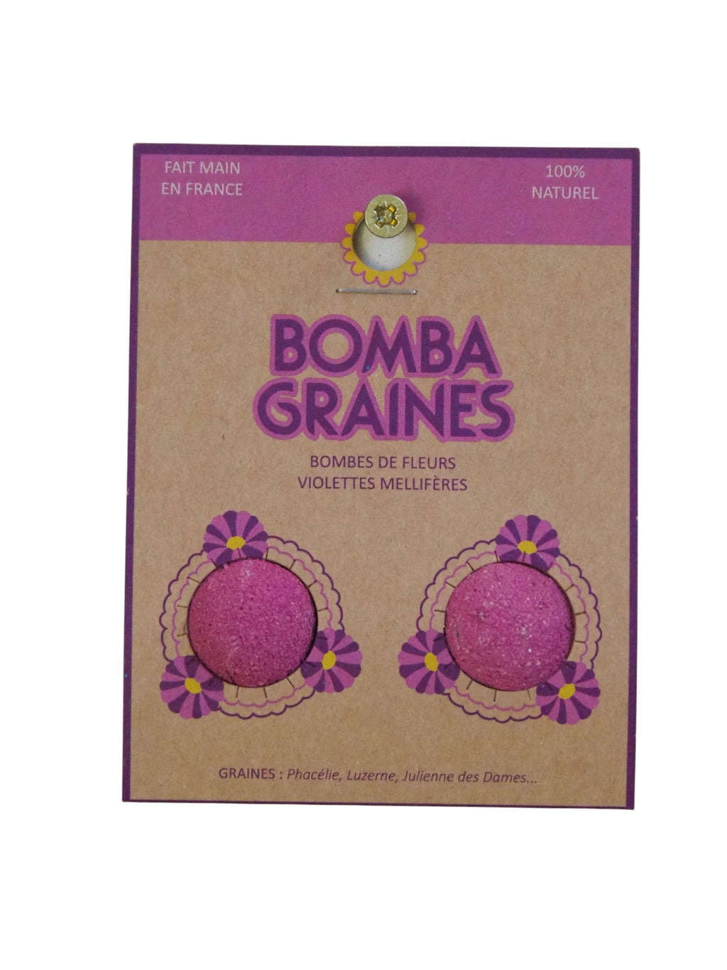 Bombes de fleurs Bombamethyste Duo