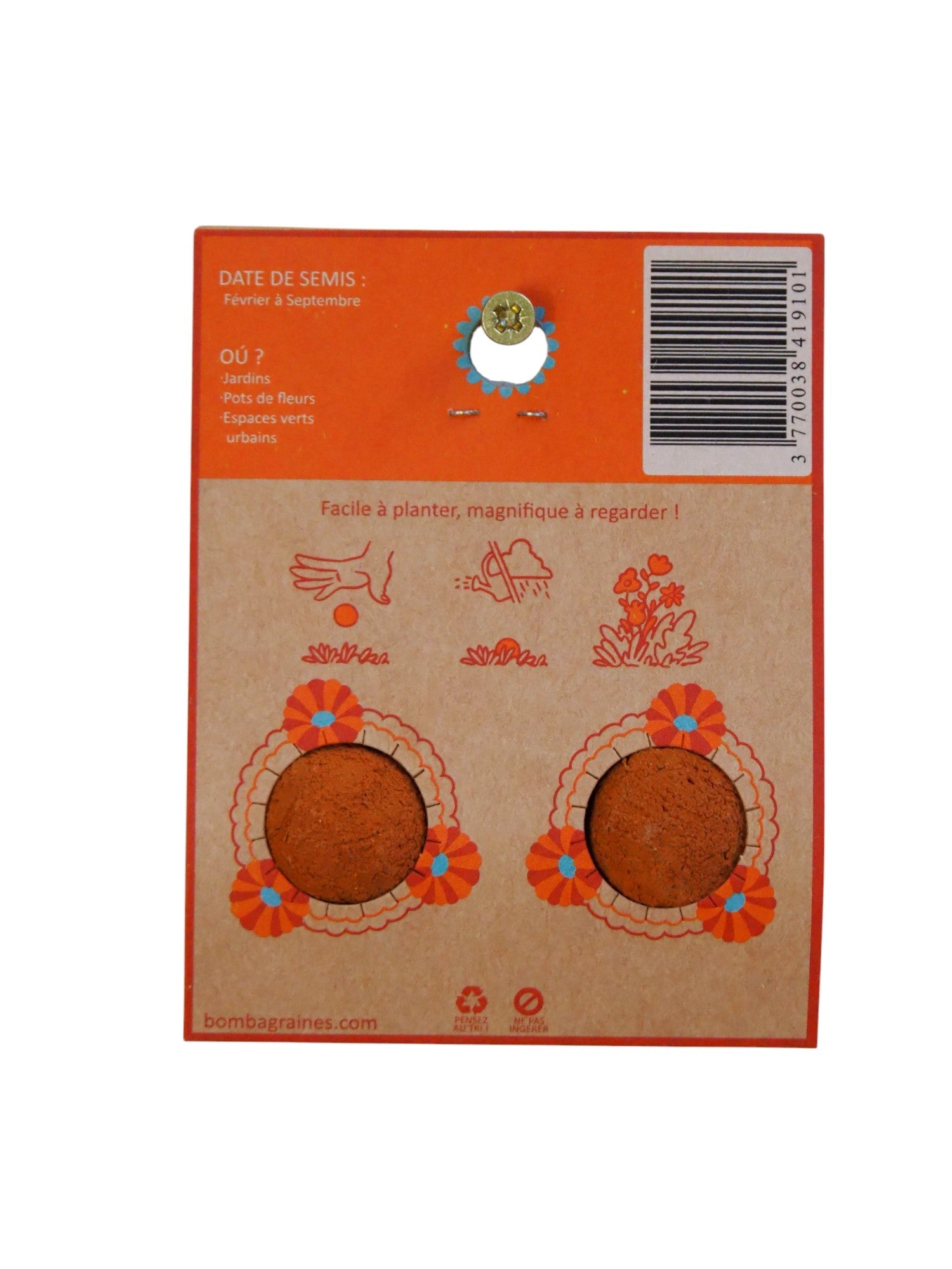 Bombes de fleurs Bombapapaya Duo