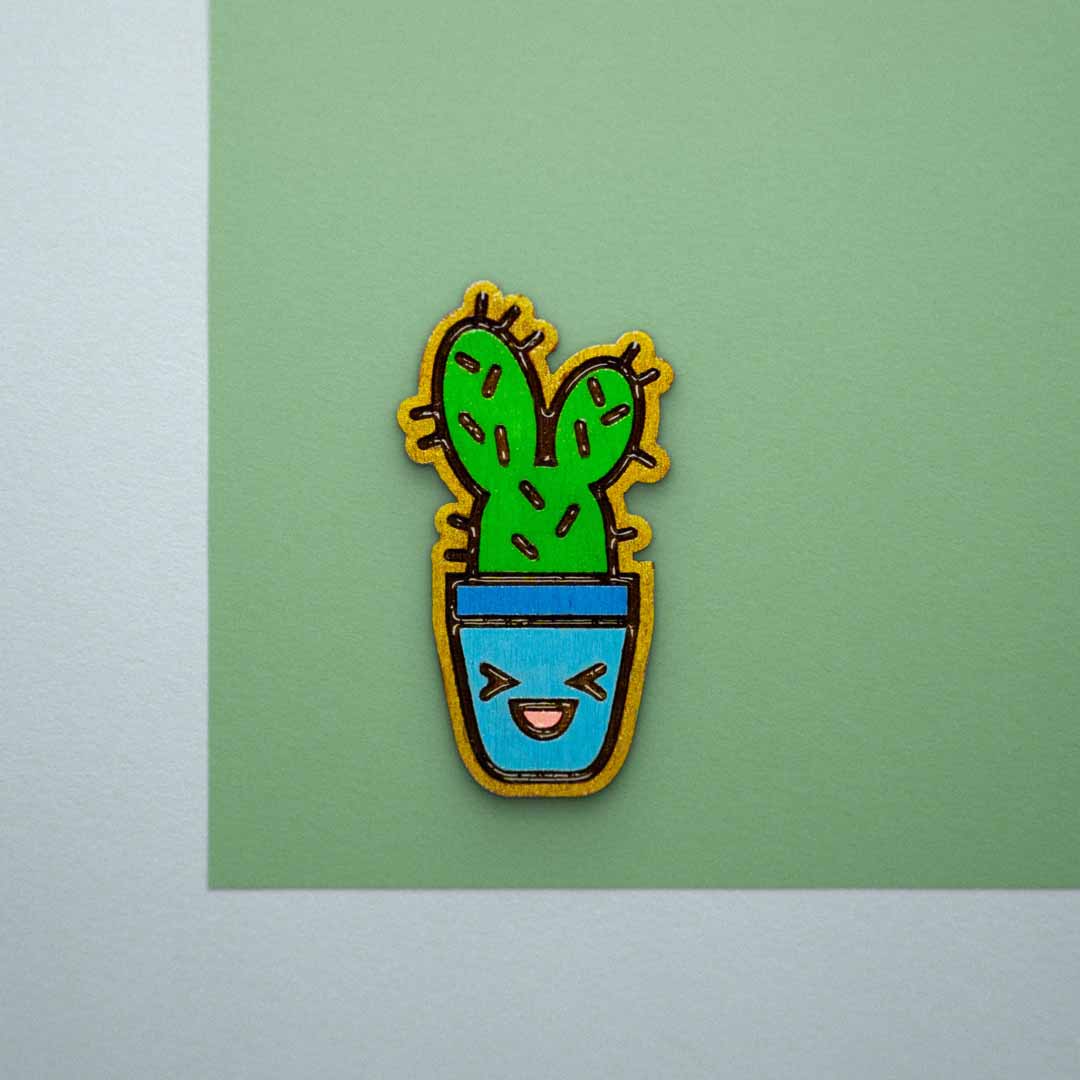 Pin's - Magnet Plante bleue