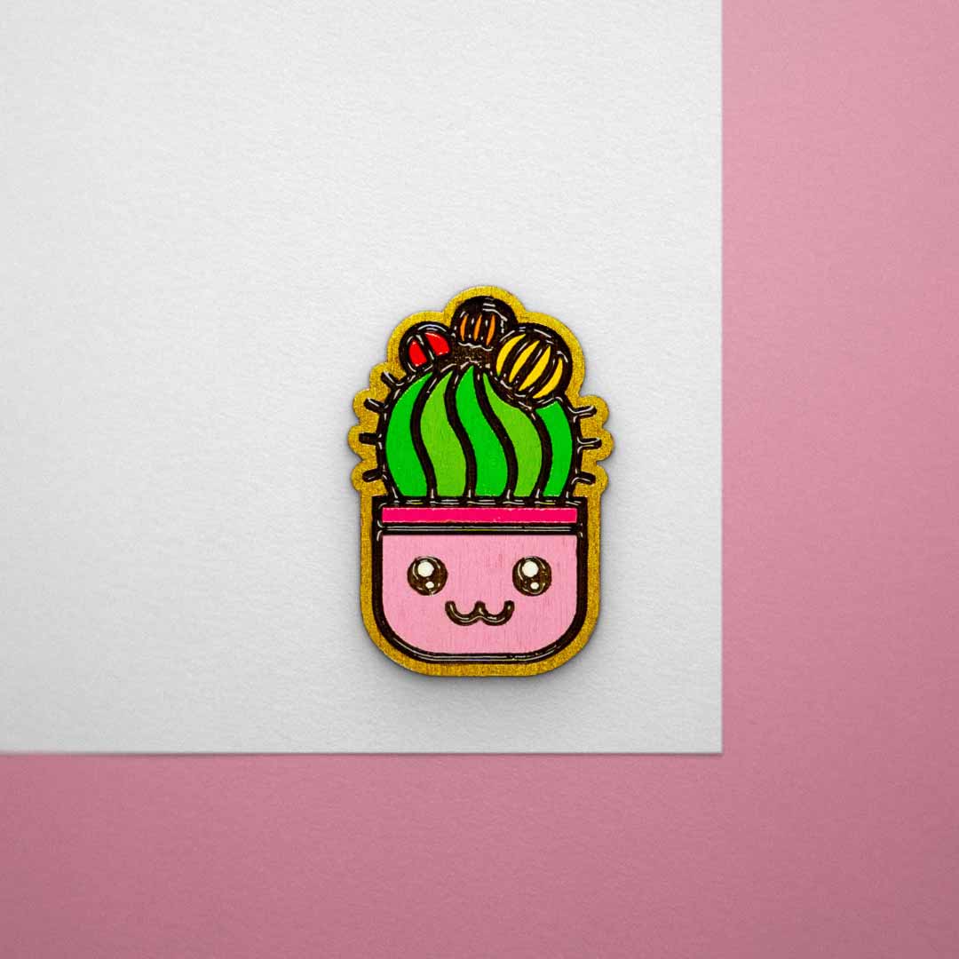 Pin's - Magnet Plante rose