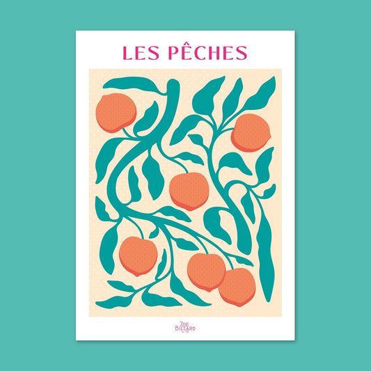 Affiche Les Pêches