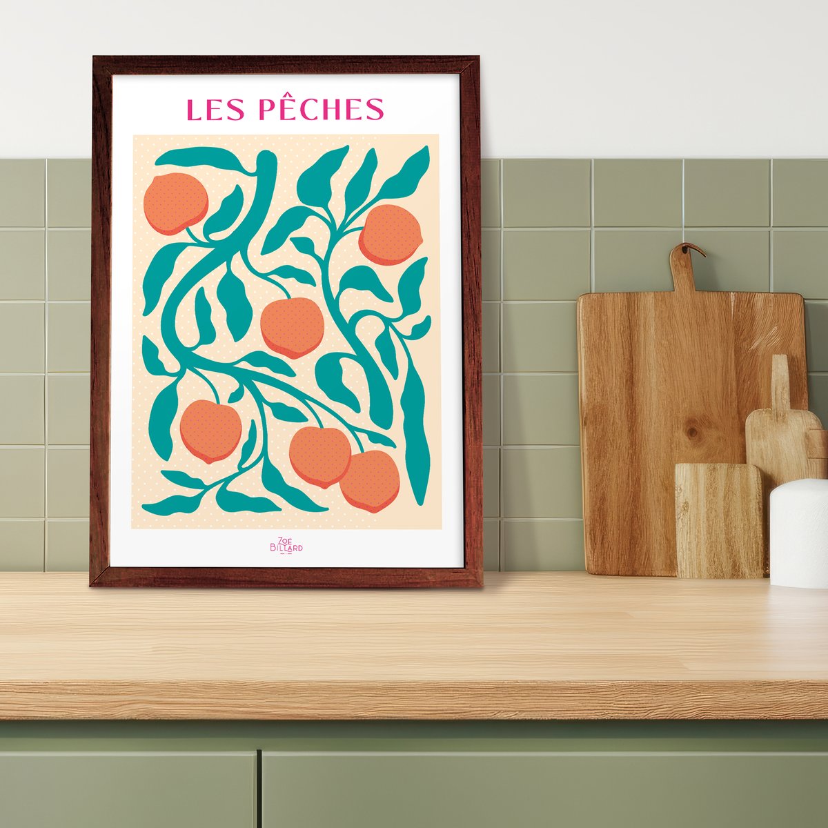 Affiche Les Pêches