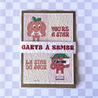 Carte de vœux à semer « Star »