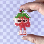 Porte-clés époxy Ramène ta Fraise
