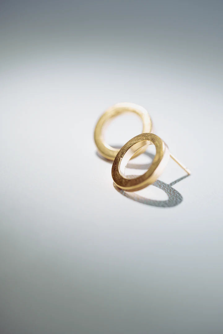 Boucles d'oreilles puces cercles simples