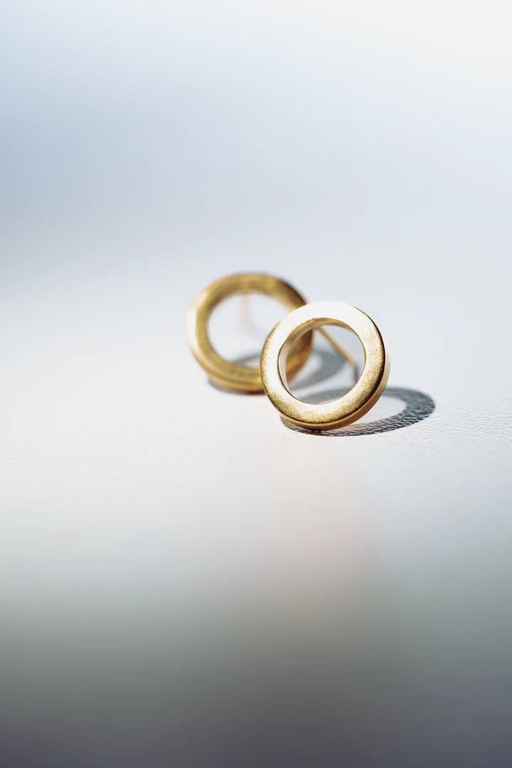 Boucles d'oreilles puces cercles simples