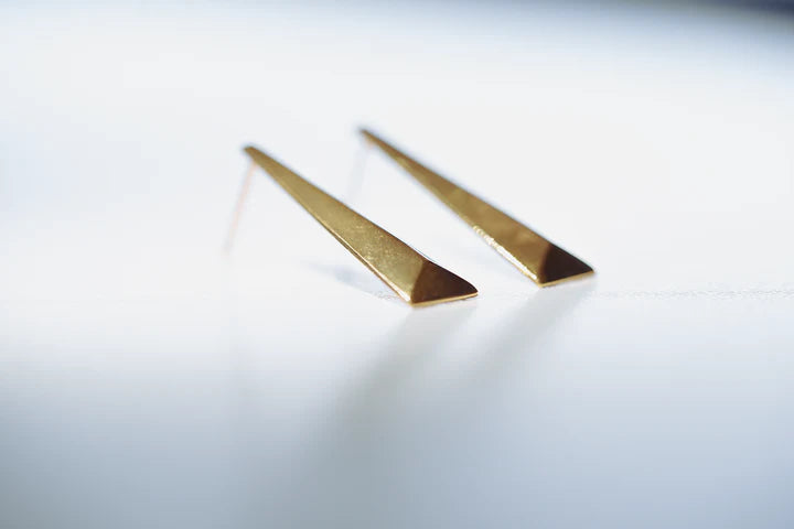 Boucles d'oreilles puces losange