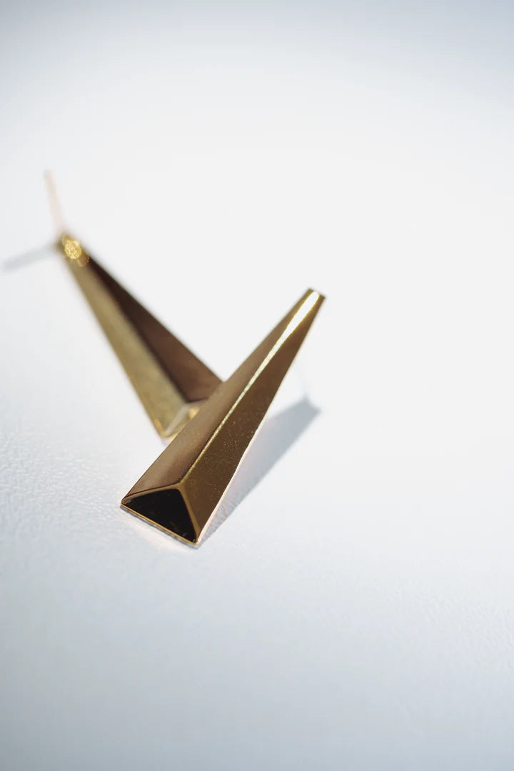 Boucles d'oreilles puces losange