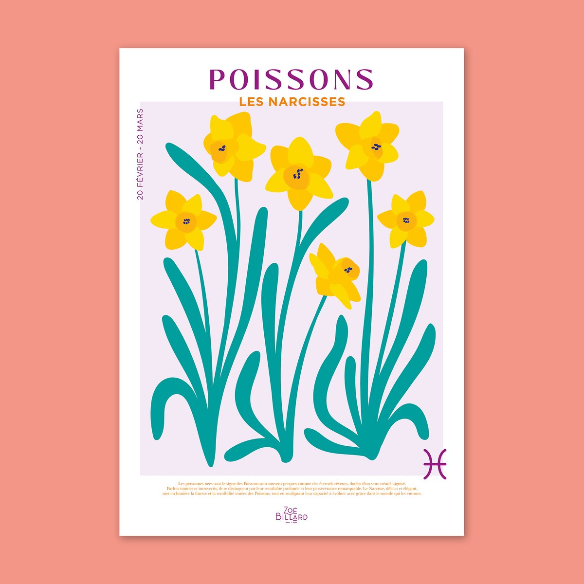 Fish Poster - Daffodils