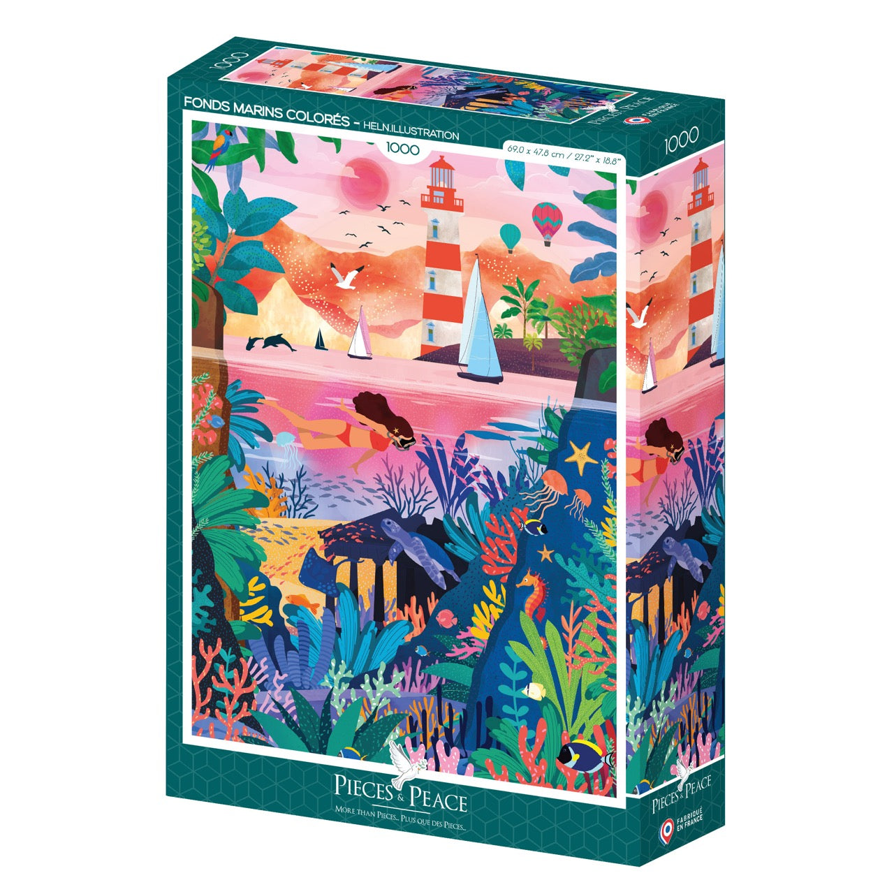 Puzzle Fonds Marins Colorés