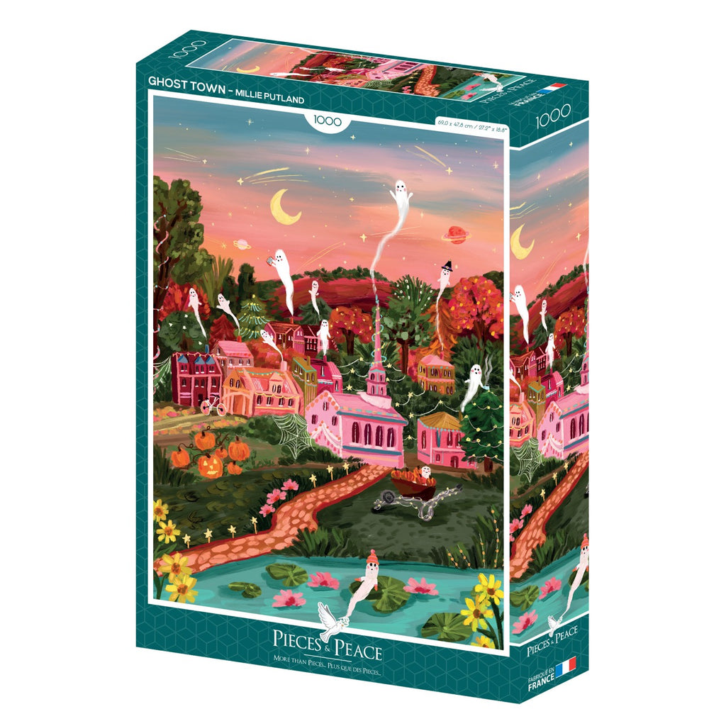 Puzzle La Ville d'Halloween