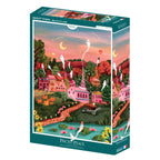 Puzzle La Ville d'Halloween